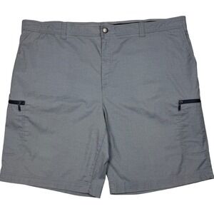 True Nation Flex Cargo Shorts Stretch Utility Big and Tall Mens 50 Light Blue